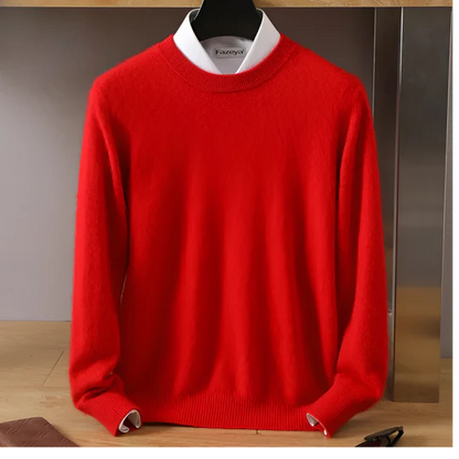 Mateo - Suéter de cashmere cuello redondo hombre