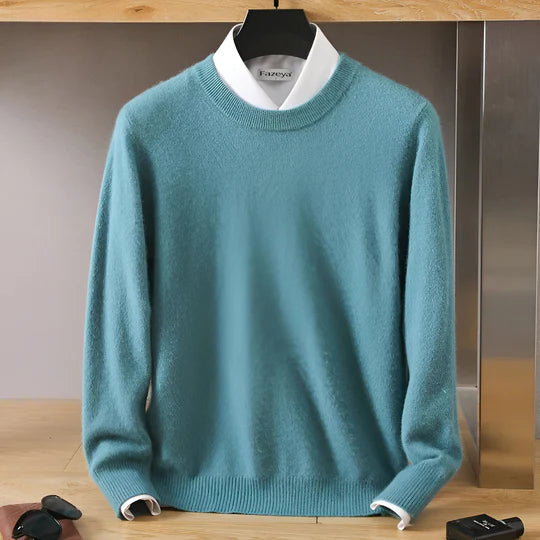 Mateo - Suéter de cashmere cuello redondo hombre