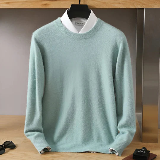 Mateo - Suéter de cashmere cuello redondo hombre