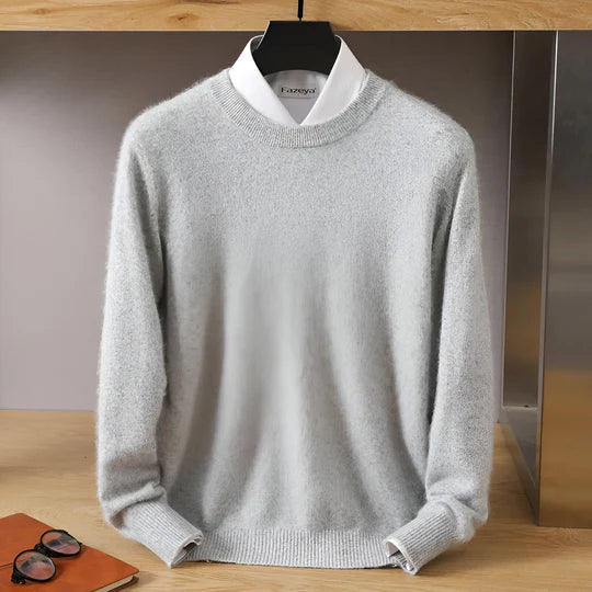 Mateo - Suéter de cashmere cuello redondo hombre