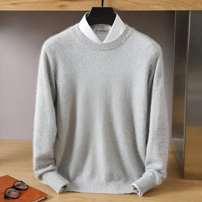 Mateo - Suéter de cashmere cuello redondo hombre