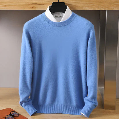 Mateo - Suéter de cashmere cuello redondo hombre