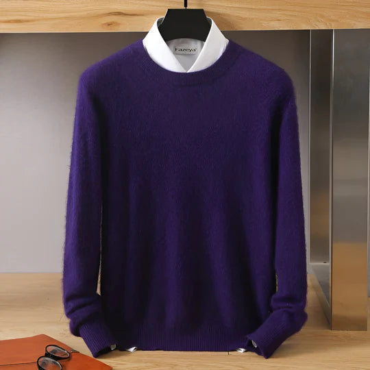 Mateo - Suéter de cashmere cuello redondo hombre