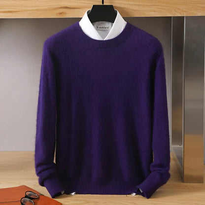 Mateo - Suéter de cashmere cuello redondo hombre