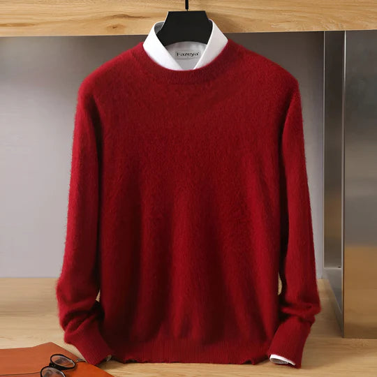 Mateo - Suéter de cashmere cuello redondo hombre