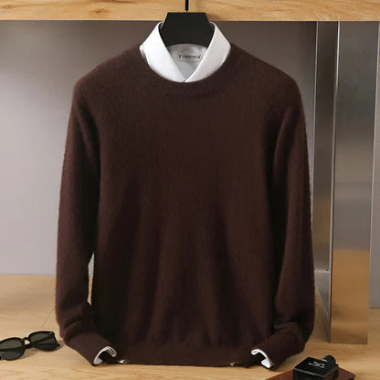 Mateo - Suéter de cashmere cuello redondo hombre