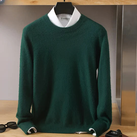 Mateo - Suéter de cashmere cuello redondo hombre