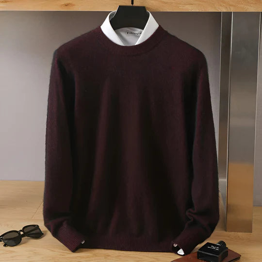 Mateo - Suéter de cashmere cuello redondo hombre
