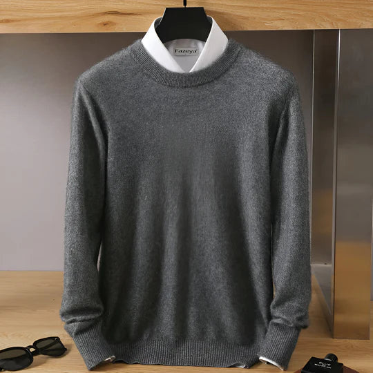 Mateo - Suéter de cashmere cuello redondo hombre