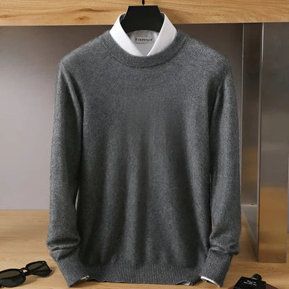 Mateo - Suéter de cashmere cuello redondo hombre