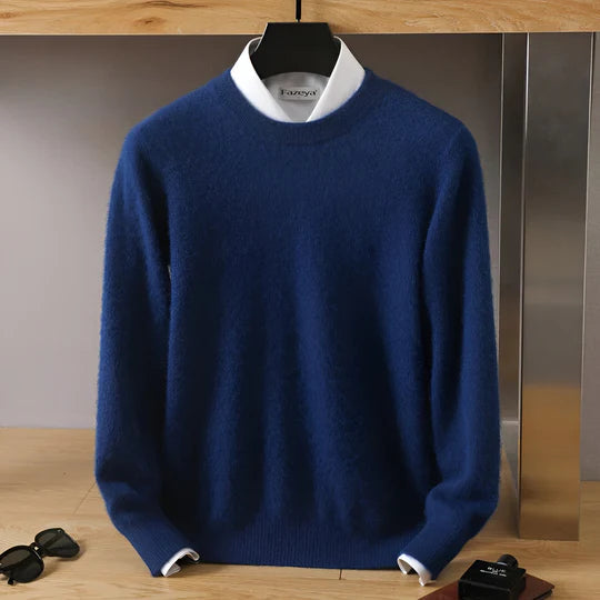 Mateo - Suéter de cashmere cuello redondo hombre