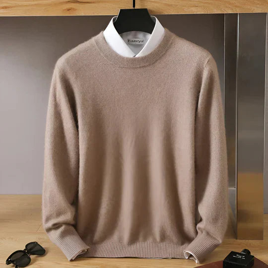 Mateo - Suéter de cashmere cuello redondo hombre