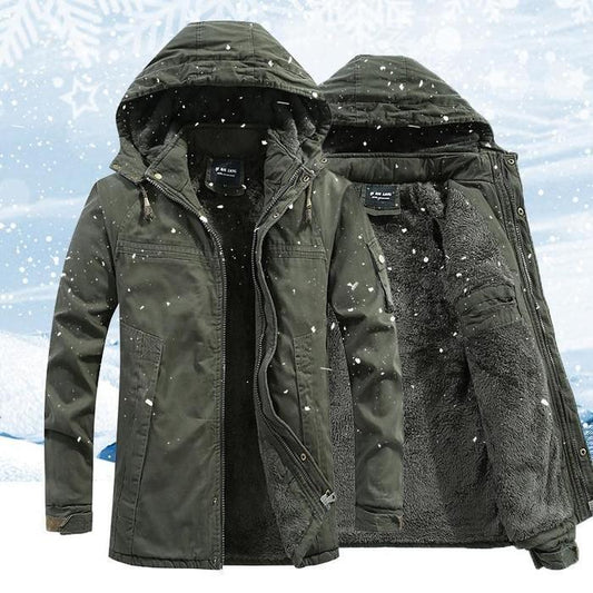 Leo – Chaqueta con Capucha y Forro de Invierno Hombre