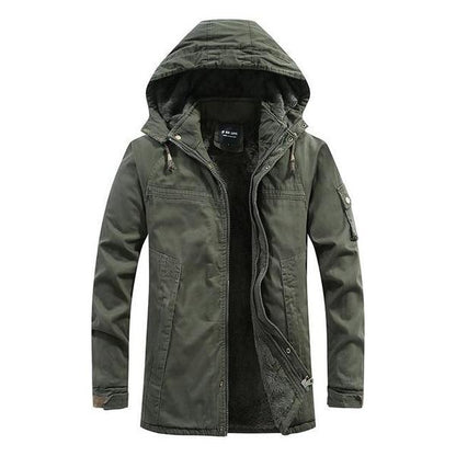 Leo – Chaqueta con Capucha y Forro de Invierno Hombre