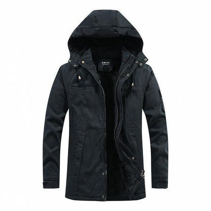 Leo – Chaqueta con Capucha y Forro de Invierno Hombre
