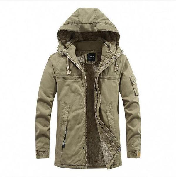 Leo – Chaqueta con Capucha y Forro de Invierno Hombre