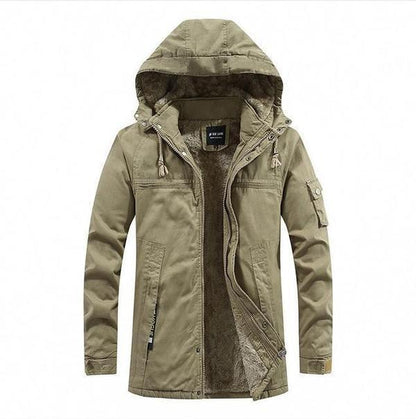 Leo – Chaqueta con Capucha y Forro de Invierno Hombre