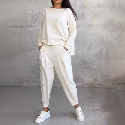Isabelle - Conjunto casual de mujer pantalón y blusa suelta